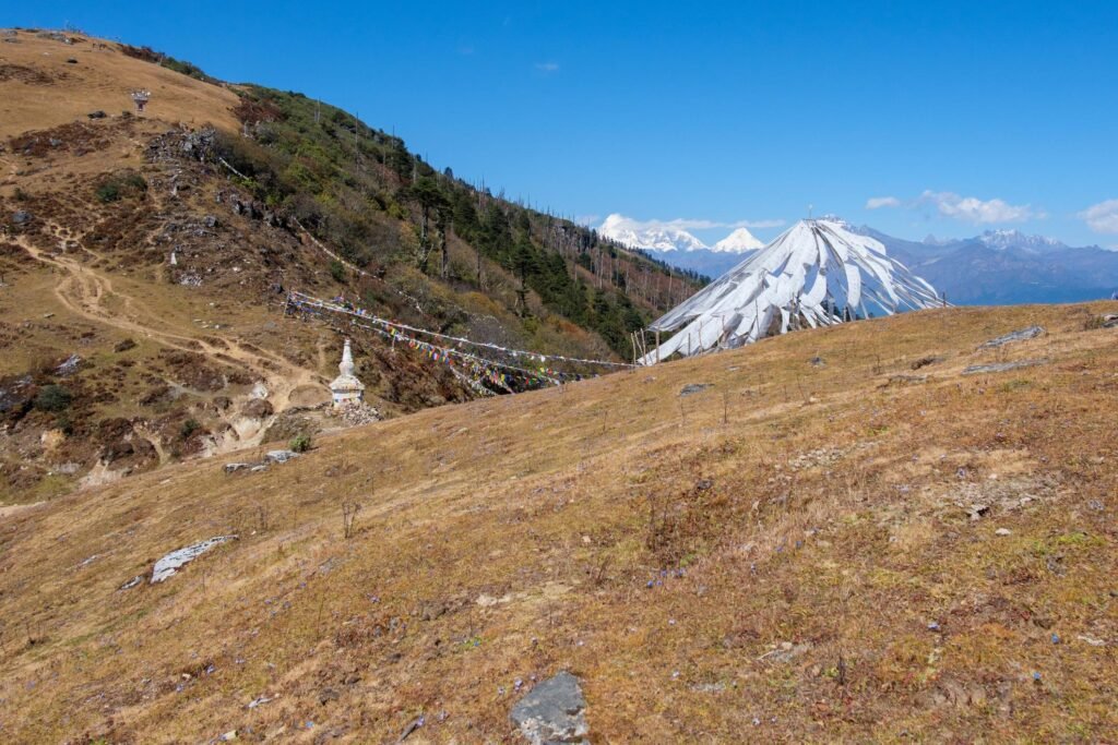 One of Bhutan’s highest motorable passes offering panoramic mountain and valley views.